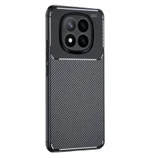 Newface Xiaomi Redmi Note 14 Pro 5G Kılıf Auto Focus Karbon Kapak - Siyah