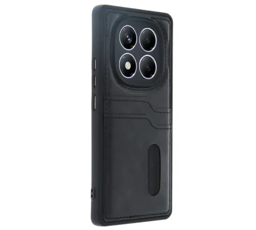 Newface Xiaomi Redmi Note 14 Pro 5G Kılıf Sara Kartvizitli Deri Kılıf - Siyah Newface Xiaomi Redmi Note 14 Pro 5G Kılıf Sara Kartvizitli Deri Kılıf - Siyah