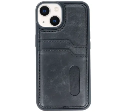 Newface iPhone 14 Kılıf Sara Kartvizitli Deri Kılıf - Siyah Newface iPhone 14 Kılıf Sara Kartvizitli Deri Kılıf - Siyah