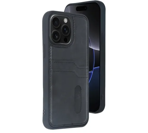 Newface iPhone 15 Pro Max Kılıf Sara Kartvizitli Deri Kılıf - Siyah Newface iPhone 15 Pro Max Kılıf Sara Kartvizitli Deri Kılıf - Siyah