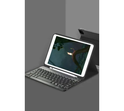 Newface Samsung Galaxy T220 Tab A7 Lite Kılıf KC01 Smart Klavyeli Tablet Kılıfı - Siyah Newface Samsung Galaxy T220 Tab A7 Lite Kılıf KC01 Smart Klavyeli Tablet Kılıfı - Siyah