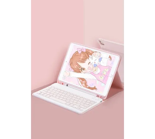 Newface iPad Pro 11 (2024) Kılıf KC01 Smart Klavyeli Tablet Kılıfı - Pembe Newface iPad Pro 11 (2024) Kılıf KC01 Smart Klavyeli Tablet Kılıfı - Pembe