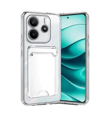 Newface Xiaomi Redmi Note 14 4G Kılıf Kart Şeffaf Silikon - Şeffaf