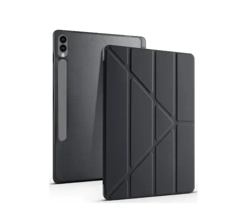 Newface Samsung Galaxy X510 Tab S9 FE 11 Kılıf Kalemlikli Mars Tablet Kılıfı - Siyah Newface Samsung Galaxy X510 Tab S9 FE 11 Kılıf Kalemlikli Mars Tablet Kılıfı - Siyah