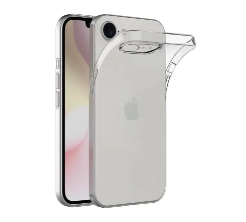 Newface iPhone 16E Kılıf Lüx Şeffaf Silikon