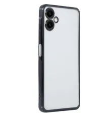 Newface Samsung Galaxy A06 Kılıf Razer Lensli Silikon - Siyah