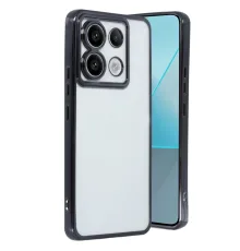 Newface Xiaomi Redmi Note 13 Pro 4G Kılıf Razer Lensli Silikon - Siyah