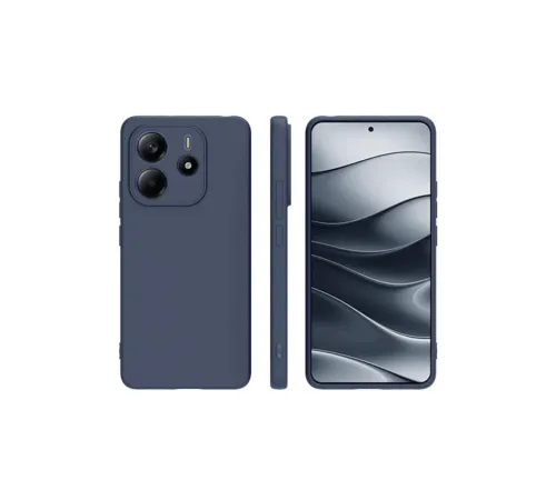 Newface Xiaomi Redmi Note 14 4G Kılıf First Silikon - Lacivert