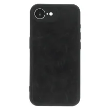 Newface iPhone 16E Kılıf Aras Deri Kapak - Siyah