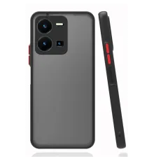 Newface Vivo Y22S Kılıf Montreal Silikon Kapak - Siyah