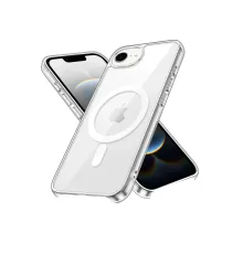 Newface iPhone 16E Kılıf Pc Real Magsafe Kapak - Şeffaf