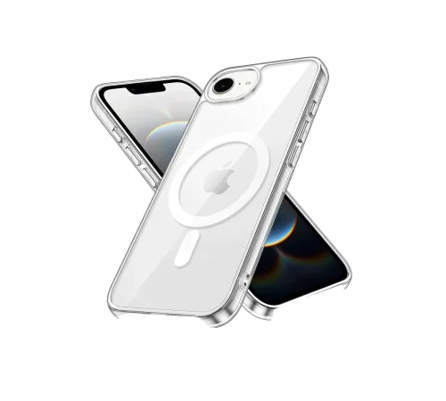 Newface iPhone 16E Kılıf Pc Real Magsafe Kapak - Şeffaf Newface iPhone 16E Kılıf Pc Real Magsafe Kapak - Şeffaf