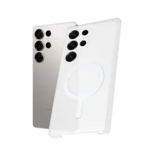 Newface Samsung Galaxy S23 Ultra Kılıf PC Zara Magsafe Şeffaf Kılıf - Şeffaf