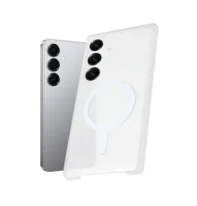Newface Samsung Galaxy S25 Kılıf PC Zara Magsafe Şeffaf Kılıf - Şeffaf