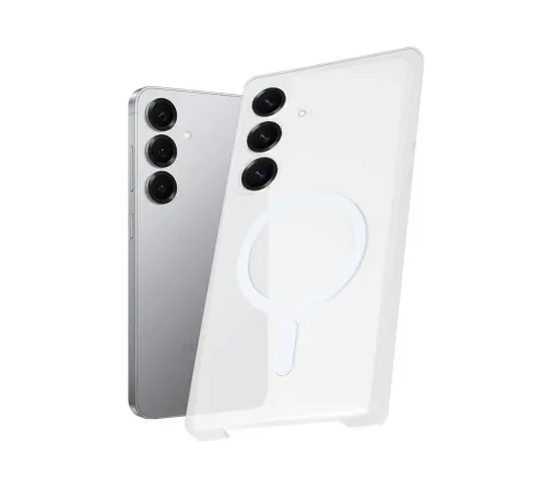 Newface Samsung Galaxy S25 Kılıf PC Zara Magsafe Şeffaf Kılıf - Şeffaf Newface Samsung Galaxy S25 Kılıf PC Zara Magsafe Şeffaf Kılıf - Şeffaf