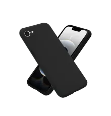 Newface iPhone 16E Kılıf Nano içi Kadife Silikon - Siyah