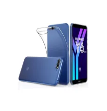 Newface Huawei Y6 2018 Kılıf Lüx Şeffaf Silikon