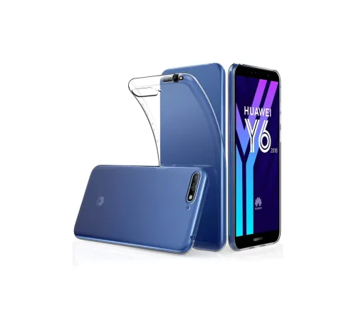 Newface Huawei Y6 2018 Kılıf Lüx Şeffaf Silikon Newface Huawei Y6 2018 Kılıf Lüx Şeffaf Silikon