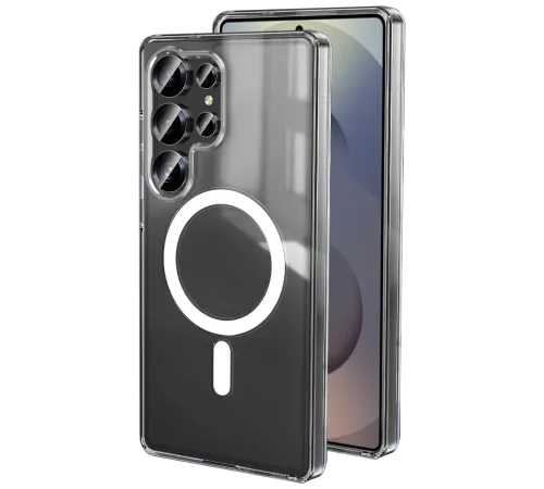 Newface Samsung Galaxy S25 Ultra Kılıf Magneticsafe Şeffaf Silikon - Şeffaf Newface Samsung Galaxy S25 Ultra Kılıf Magneticsafe Şeffaf Silikon - Şeffaf