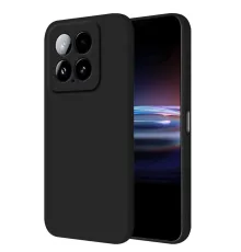 Newface Xiaomi Mi 14T Pro Kılıf Nano içi Kadife Silikon - Siyah