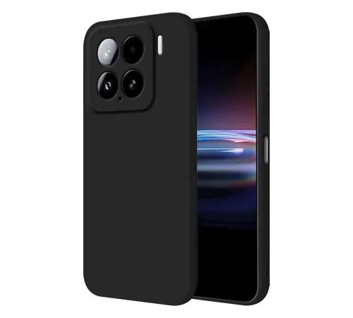 Newface Xiaomi Mi 15 Pro Kılıf Nano içi Kadife Silikon - Siyah Newface Xiaomi Mi 15 Pro Kılıf Nano içi Kadife Silikon - Siyah