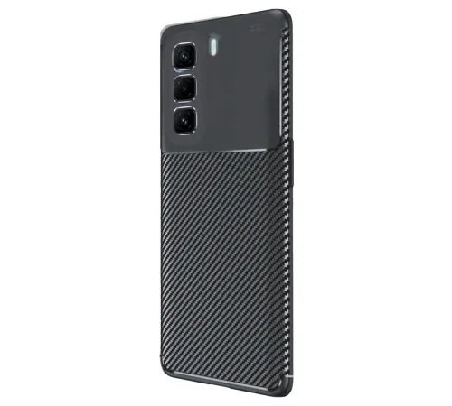 Newface İnfinix Hot 50 4G Kılıf Auto Focus Karbon Kapak - Siyah Newface İnfinix Hot 50 4G Kılıf Auto Focus Karbon Kapak - Siyah