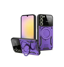 Newface Samsung Galaxy S20 FE Kılıf Joy Lens Standlı Kapak - Mor