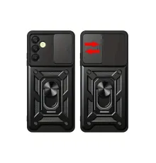 Newface Samsung Galaxy S24 FE Pars Lens Yüzüklü Silikon - Kırmızı