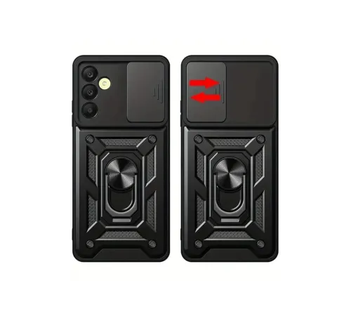 Newface Samsung Galaxy S24 FE Pars Lens Yüzüklü Silikon - Kırmızı Newface Samsung Galaxy S24 FE Pars Lens Yüzüklü Silikon - Kırmızı