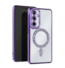 Newface Samsung Galaxy S25 Edge Joke Simli Magneticsafe Kılıf - Derin Mor