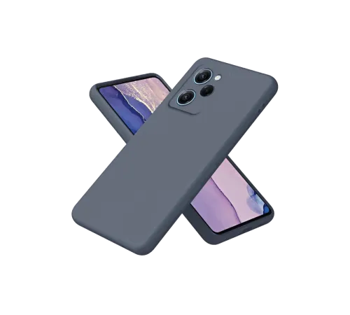 Newface Xiaomi Poco X5 Pro 5G Nano içi Kadife Silikon - Gri