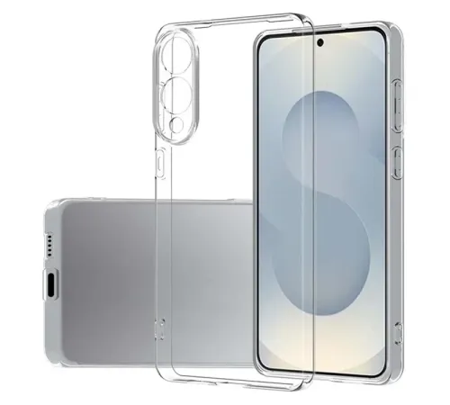 Newface Samsung Galaxy S25 Edge Kılıf Lüx Şeffaf Silikon Newface Samsung Galaxy S25 Edge Kılıf Lüx Şeffaf Silikon