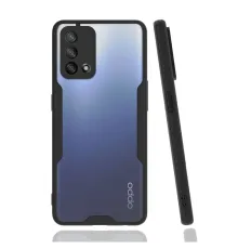 Newface Oppo A74 4G Kılıf Platin Silikon - Siyah