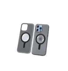 Joko iPhone 14 Pro Kılıf Zoom Standlı Silikon - Siyah