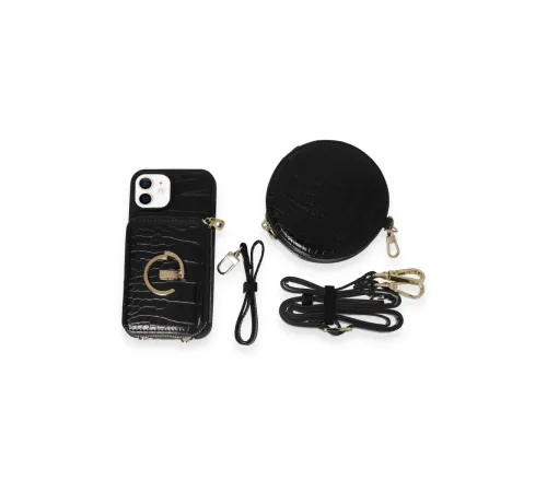 Joko iPhone 11 Kılıf Ermes Kapak - Siyah Joko iPhone 11 Kılıf Ermes Kapak - Siyah