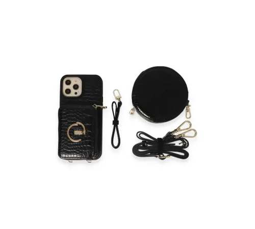 Joko iPhone 14 Pro Kılıf Ermes Kapak - Siyah Joko iPhone 14 Pro Kılıf Ermes Kapak - Siyah