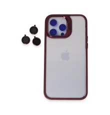 Joko iPhone 13 Pro Max Kılıf Roblox Lens Standlı Kapak - Bordo