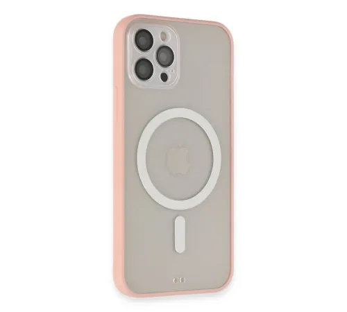 Newface iPhone 12 Pro Max Kılıf Grand Magneticsafe Kapak - Pembe Newface iPhone 12 Pro Max Kılıf Grand Magneticsafe Kapak - Pembe