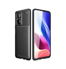 Newface Xiaomi Poco M5 Kılıf Auto Focus Karbon Kapak - Siyah