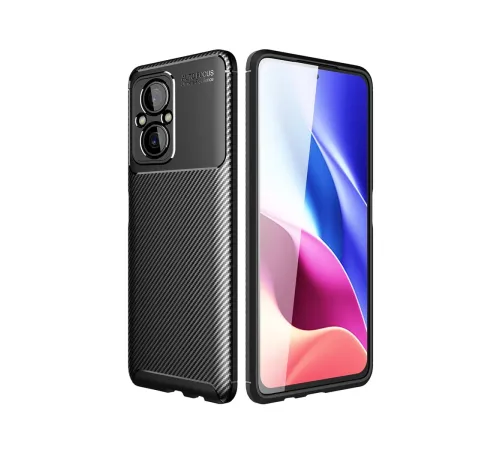 Newface Xiaomi Poco M5 Kılıf Auto Focus Karbon Kapak - Siyah Newface Xiaomi Poco M5 Kılıf Auto Focus Karbon Kapak - Siyah