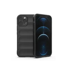 Newface iPhone 12 Pro Max Kılıf Optimum Silikon - Siyah