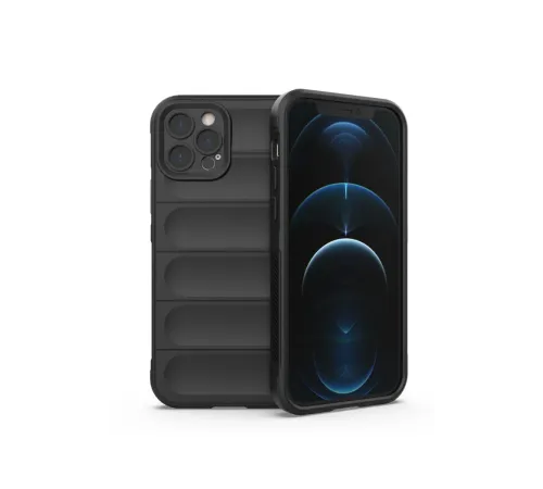 Newface iPhone 12 Pro Max Kılıf Optimum Silikon - Siyah Newface iPhone 12 Pro Max Kılıf Optimum Silikon - Siyah