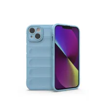 Newface iPhone 14 Kılıf Optimum Silikon - Sky Blue