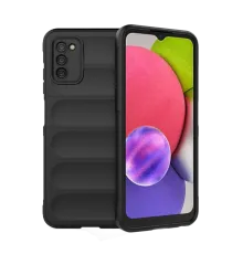 Newface Samsung Galaxy A03S Kılıf Optimum Silikon - Siyah