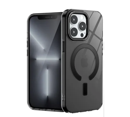 Newface iPhone 14 Pro Max Kılıf Troy Magsafe Kapak - Siyah