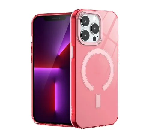Newface iPhone 15 Pro Max Kılıf Troy Magsafe Kapak - Pembe Newface iPhone 15 Pro Max Kılıf Troy Magsafe Kapak - Pembe