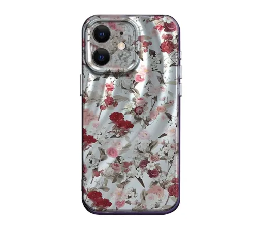 Newface iPhone 11 Kılıf Crew Desenli Kapak - Çiçek