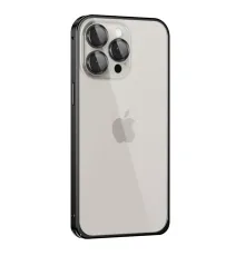 Joko iPhone 15 Pro Max Metal Bumper Mat Kapak - Siyah