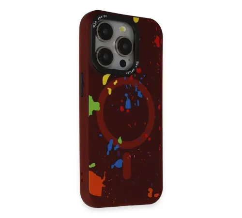 Joko iPhone 15 Pro Colorful Magsafe Kapak - Kırmızı