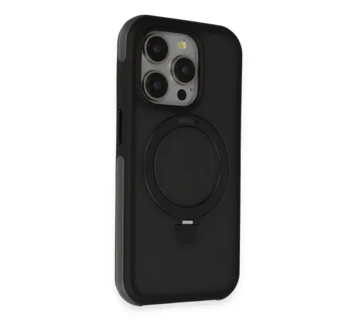 Joko iPhone 15 Pro Zorda Airbag Magsafe Standlı Kapak - Siyah Joko iPhone 15 Pro Zorda Airbag Magsafe Standlı Kapak - Siyah